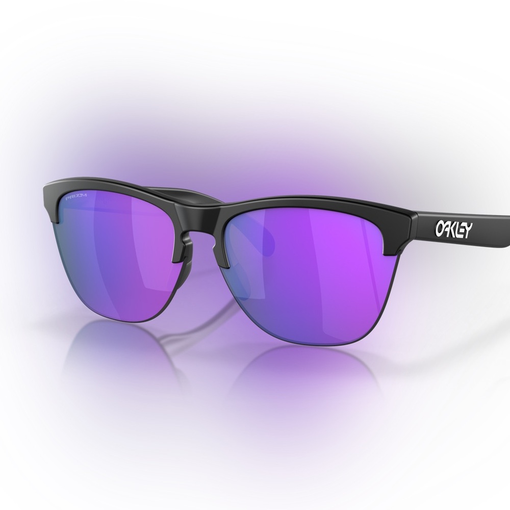 Oakley Frogskins™ Lite - Prizm Violet Lenses-Matte Black Frame